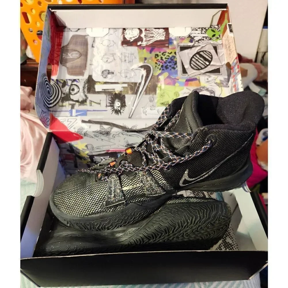 Nike Kyrie 7 Grind Black Lime Ice Orange SIZE US Size 6 CT4080007 very little  w